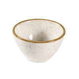 Churchill Stonecast Barley bézs kerámia kerek kínáló 7 cm 6 cl