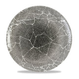 Churchill Kintsugi Reverse Black fekete kerámia kerek tányér 28,8 cm