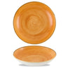 Churchill Stonecast Tangerine narancs kerámia kerek salátás 24,8 cm