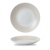 Churchill Isla Spinwash homokszínű kerámia tányér mély 28,1 cm COUPE