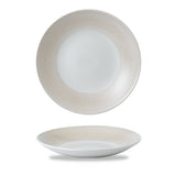 Churchill Isla Spinwash homokszínű kerámia tányér mély 28,1 cm COUPE
