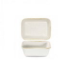 Churchill Stonecast Barley bézs kerámia szögletes tál 16x12 cm 60 cl