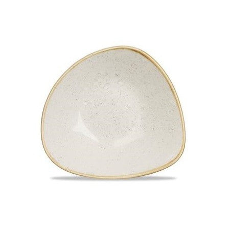 Churchill Stonecast Barley bézs kerámia háromszög salátás 23,5 cm