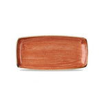 Churchill Stonecast narancs kerámia szögletes tál 29,5x14 cm