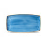 Churchill Stonecast Cornflower kék kerámia szögletes tál 35×18,5 cm