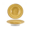 Churchill Stonecast Mustard barna kerámia salátás 28 cm széles perem