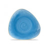 Churchill Stonecast Cornflower kék kerámia háromszög tányér 22,9 cm