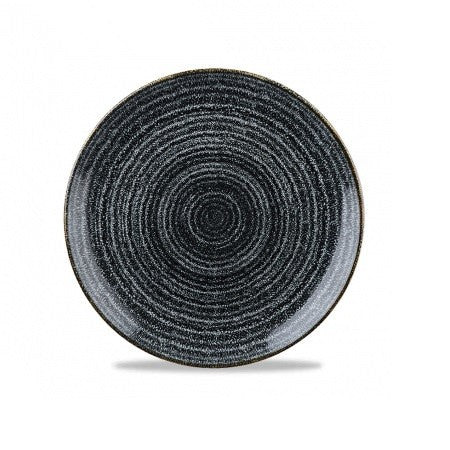 Churchill Studio Prints Black fekete kerámia kerek tányér 28,8 cm coupe