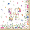 Virág mintás papírszalvéta 33x33 cm 20 db Easy Life Mon Amour