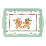 Karácsonyi műanyag tálca 22x15 cm Sweet Christmas