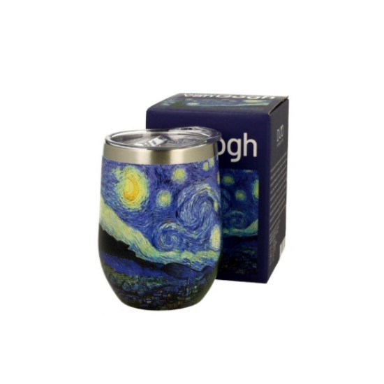 Rozsdamentes acél hőtartó termosz pohár 330 ml Van Gogh Csillagos éj