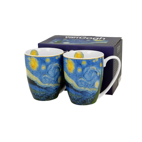 Porcelán bögre szett 2 személyes van Gogh Csillagos éj