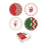 Karácsonyi Porcelán tálka 4 db szett 10 cm díszdobozban Christmas Twist