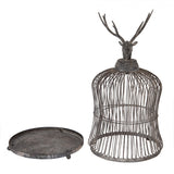 Vintage dekor kalitka szarvas fejes