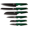 6 részes késkészlet smaragdzöld Berlinger Haus Emerald Collection