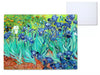 Üveg konyhai vágódeszka 40×30 cm – Van Gogh Íriszek