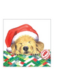 Karácsonyi szalvéta kutyás 25x25 cm 20 db-os Christmas Puppy