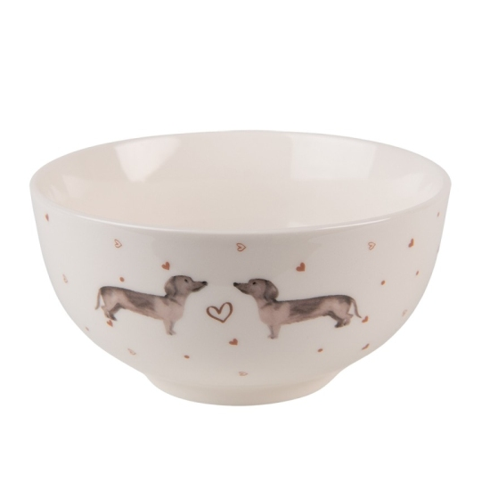 Tacskó mintás porcelán tálka 500 ml