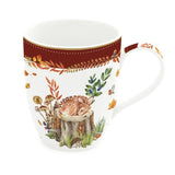 Forest Dream őszi porcelán őzikés bögre dobozban Easy Life