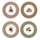 Porcelán desszertes tányérszett 4 db-os 19 cm dobozban Sweet Moments