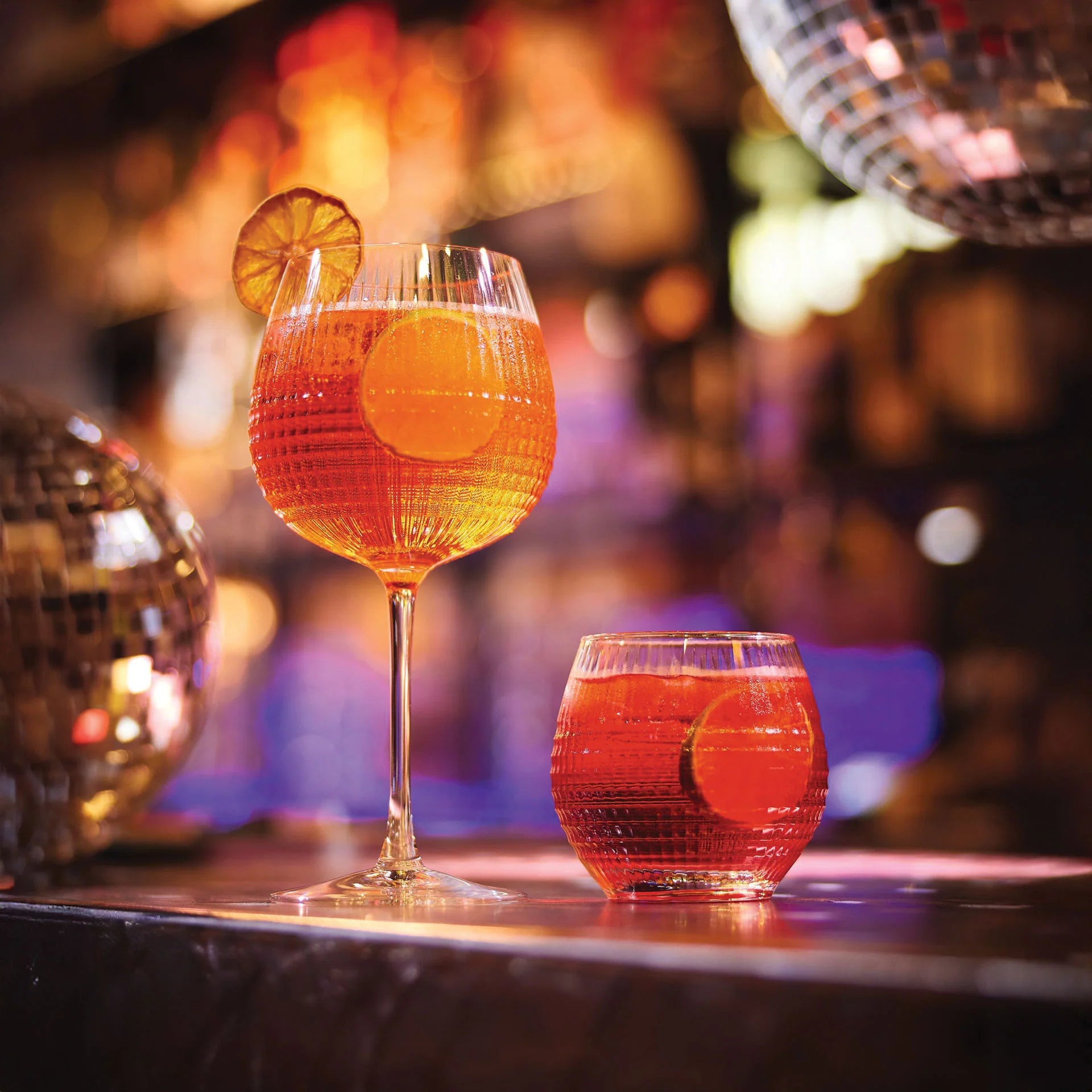 Gin tonic pohár kristály üveg talpas 60 cl 6 db