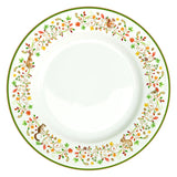 Porcelán őszi erdei állat mintás lapostányér 26,5 cm Fairy Forest