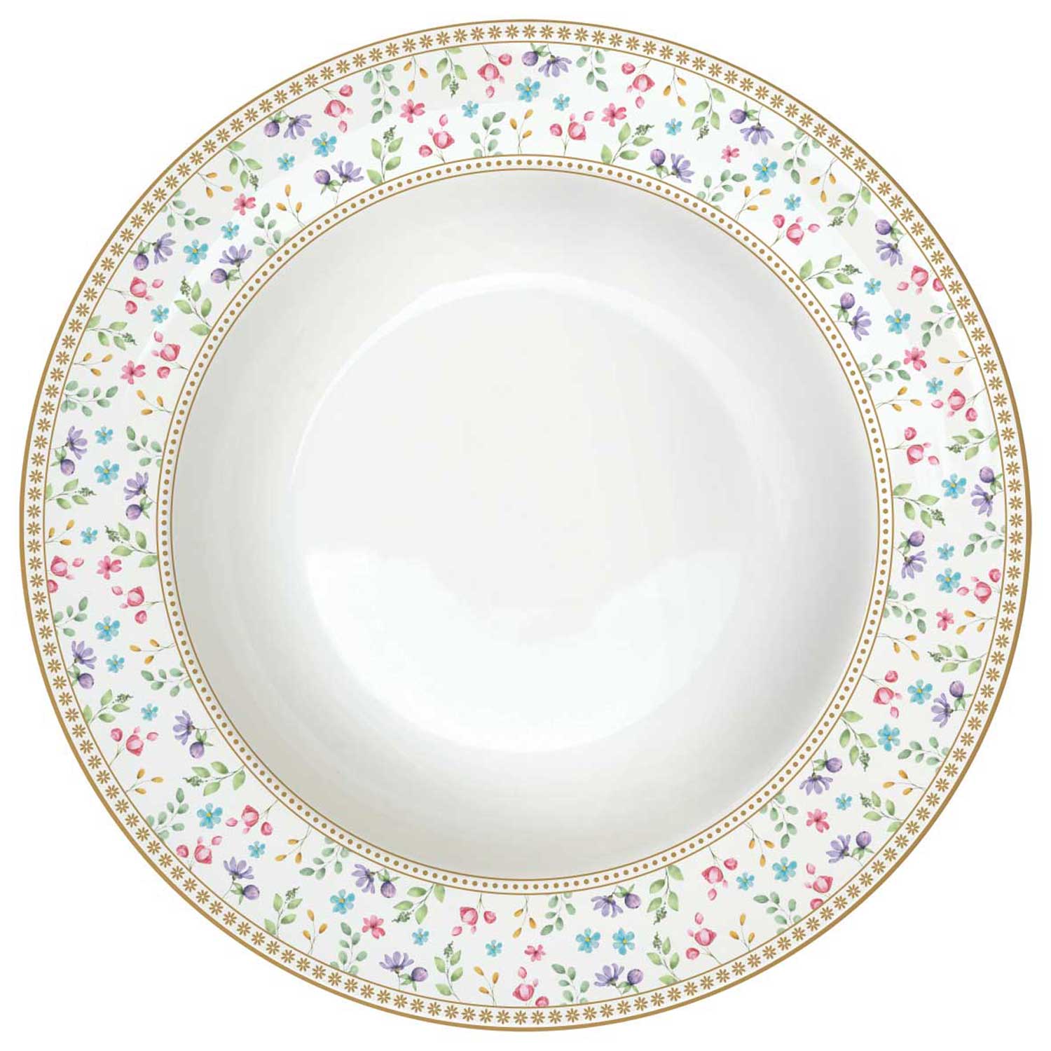 Spring Bloom húsvéti tavaszi porcelán mélytányér