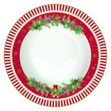 Karácsonyi porcelán mélytányér Ø 21,5 cm – Christmas Teddy