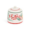 Karácsonyi porcelán cukortartó 270 ml díszdobozban