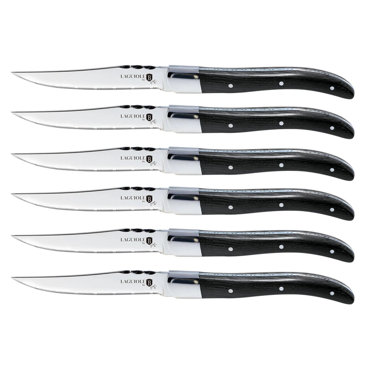 Berlinger Haus 6 részes steak késkészlet fa nyéllel – Eternal Collection