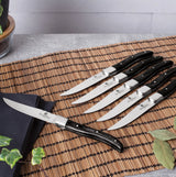Berlinger Haus 6 részes steak késkészlet fa nyéllel – Eternal Collection