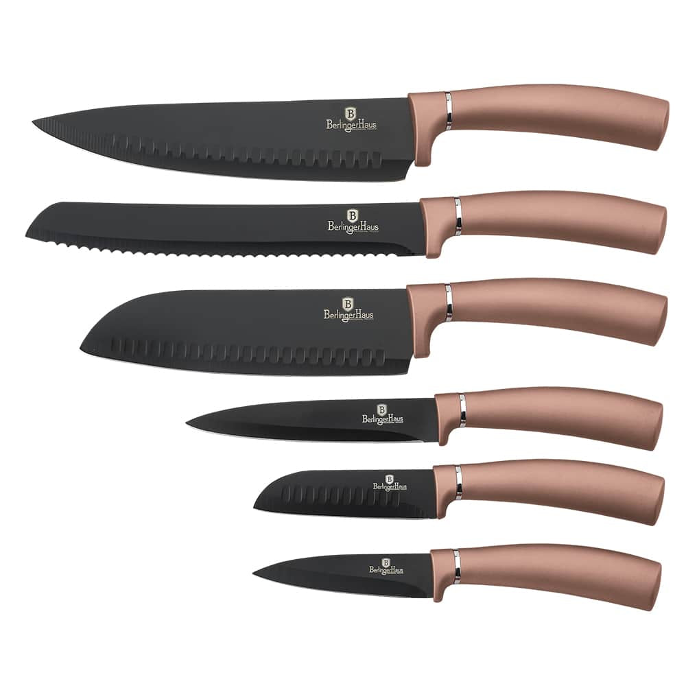 Rose Gold rozsdamentes acél 6 részes késkészlet Berlinger Haus