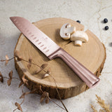 Rozsdamentes acél rose gold Santoku kés 17,5 cm Berlinger Haus Taupe