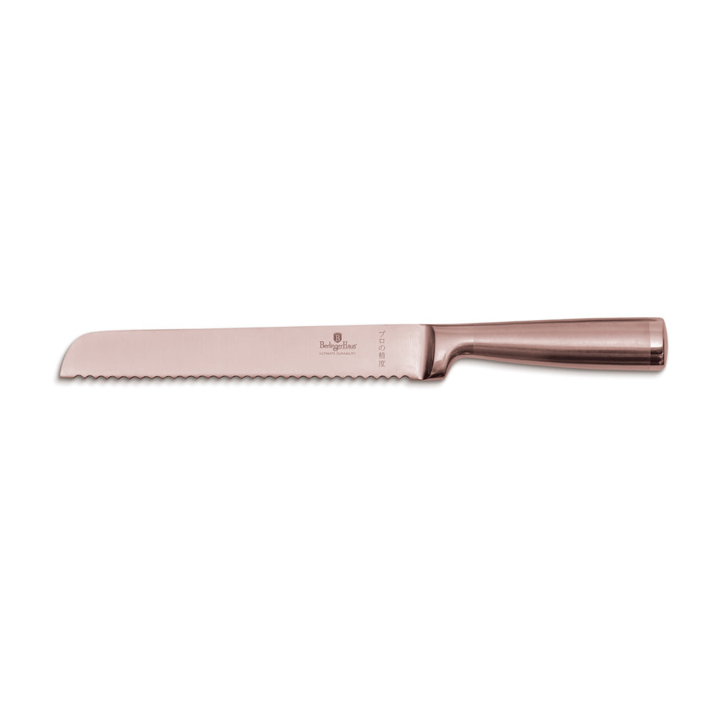 Rozsdamentes acél rose gold Kenyérvágó kés 20 cm Berlinger Haus Taupe