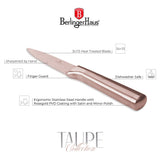 Rozsdamentes acél rose gold Hámozókés 9 cm Berlinger Haus Taupe