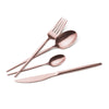 24 részes rose gold evőeszközkészlet – 6 személyes
