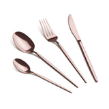 24 részes rose gold evőeszközkészlet – 6 személyes
