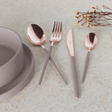 Rozsdamentes acél rose gold PVD bevonattal 24 részes evőeszköz készlet Berlinger Haus Taupe