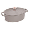 Ovális öntöttvas pecsenyesütő 4,65 L indukciós Berlinger Haus Taupe Collection