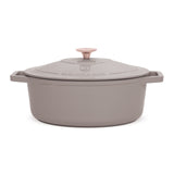 Ovális öntöttvas pecsenyesütő 4,65 L indukciós Berlinger Haus Taupe Collection