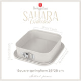 Szögletes tapadásmentes tortaforma 28 cm Sahara Collection