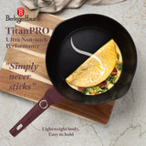 Berlinger Haus Indukciós tapadásmentes Mély serpenyő dupla kiöntő csőrrel 28 cm Leonardo Collection