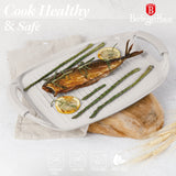 Berlinger Haus Grill sütőlap 47 cm indukciós matt krém Sahara Collection