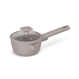 Szószos edény fedővel 1,2 L indukciós tapadásmentes Berlinger Haus Taupe Collection
