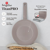 Berlinger Haus indukciós wok serpenyő 28 cm – Taupe Collection