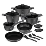 Berlinger Haus 15 részes indukciós edénykészlet– Anthracite Collection
