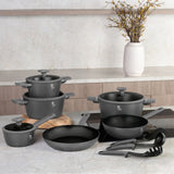 Berlinger Haus 15 részes indukciós edénykészlet– Anthracite Collection