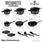 Berlinger Haus 15 részes indukciós edénykészlet– Anthracite Collection