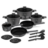 Berlinger Haus 15 részes indukciós edénykészlet– Anthracite Collection