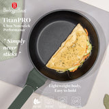 Serpenyő tapadásmentes indukciós 20 cm matt zöld Berlinger Haus